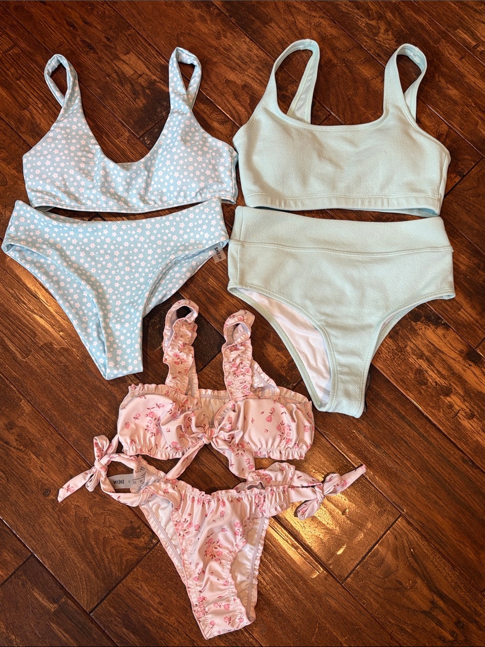SHEIN Bundle of 3 Swim Suits.  Size Small.  New without tags